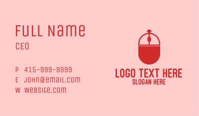 Online Tray Business Card
