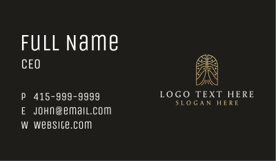 Natural Tree Flower Business Card Image Preview