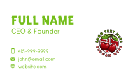 Sweet Cherry Fruit  Business Card Image Preview