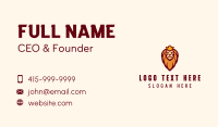 Lion Head King  Business Card Preview