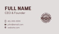 Hand Planer Repairman Business Card Image Preview