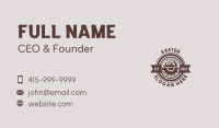 Hand Planer Repairman Business Card Image Preview