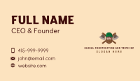 Timber Axe Woodcutter Business Card Image Preview