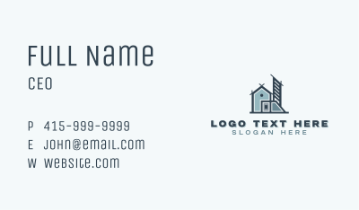 Builder Architecture Blueprint Business Card Image Preview