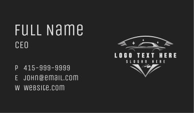 Car Detailing Polisher Business Card Image Preview