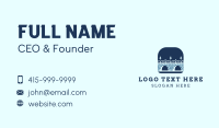 Construction Brick Bridge Business Card Preview