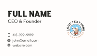 Dog Grooming Bath Business Card Design