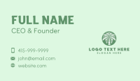 Palm Tree Botanical Garden Business Card Preview