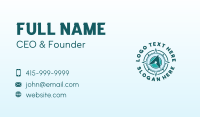 Travel Navigation Compass Business Card Preview