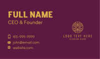 Abstract Elegant Gold Emblem  Business Card Image Preview