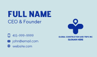 Hospital Cross Location Business Card Image Preview