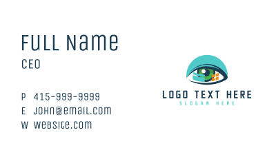 Vision Technology Software Business Card Image Preview