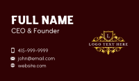 Luxury Shield Royal Premium Business Card Design