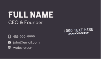 Express Arrow Stencil Business Card Image Preview