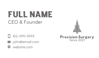 Pencil Fighter Jet  Business Card Image Preview