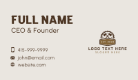 Brown Axe Carpentry Business Card Image Preview