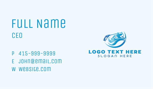 House Wash Cleaning Business Card Design Image Preview
