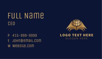 World Educational Book Business Card Image Preview
