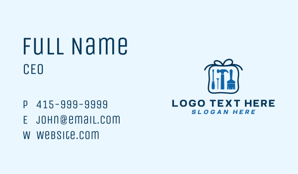 Builder Tools Gift Business Card Design Image Preview