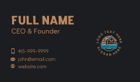 Cabin Roofing Handyman Business Card Design