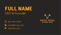 Thunderbolt Bull Business Card Image Preview