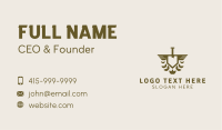 Leaf Garden Trowel Business Card Image Preview