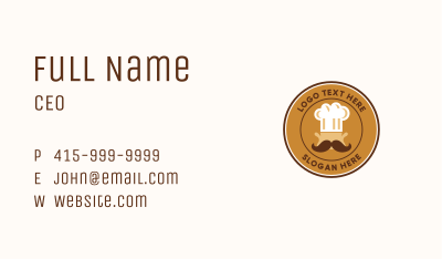 Chef Buffet Cuisine Business Card Image Preview