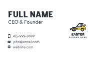 Construction Road Roller Business Card Image Preview