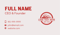 Red Roofing House Business Card Image Preview