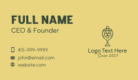 Kombucha Brew Glass Business Card Image Preview
