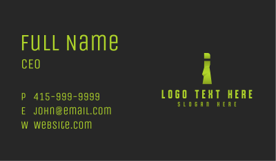 Tech Company Letter I Business Card Image Preview