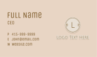Ethereal Star Letter Business Card Image Preview