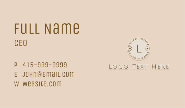 Ethereal Star Letter Business Card Design Image Preview