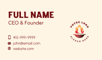 Flame Chicken Grill Business Card Image Preview