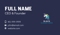Mythical Gaming Unicorn Business Card Image Preview
