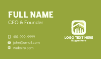 Home Application Icon Business Card Design