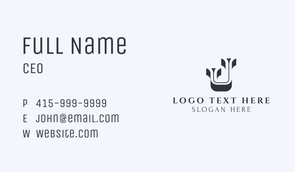 Fancy Business Shape Business Card Design Image Preview