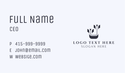 Fancy Business Shape Business Card Image Preview