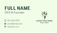 Wellness Therapy Leaf Business Card Image Preview