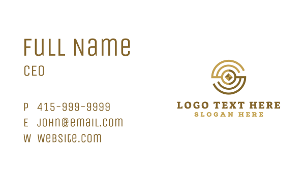 Professional Geometric Letter S Business Card Design Image Preview