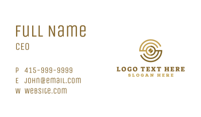Professional Geometric Letter S Business Card Image Preview