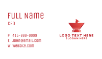 Red Bird Emblem Business Card Image Preview