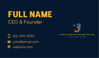 Goal Human Star Business Card Image Preview