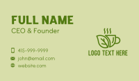 Green Coffee Drink  Business Card Image Preview