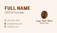Coffee Bean Note  Business Card Image Preview