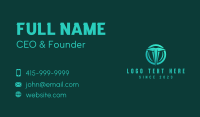 Digital Marketing Letter T  Business Card Design