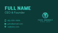 Digital Marketing Letter T  Business Card Image Preview