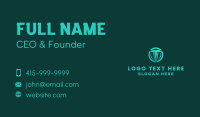 Digital Marketing Letter T  Business Card Preview