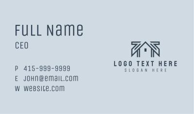 Repair Roofing Contractor Business Card Image Preview