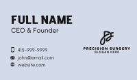 Stylish Fashion Boutique Letter P Business Card Image Preview